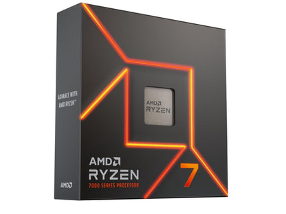 AMD Ryzen™ 7 7700X 8-Core 4.5 GHz (MAX Turbo 5.4 GHz), 16-Thread Socket AM5