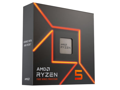 AMD Ryzen™ 5 7600X 6-Core 4.7 GHz (MAX Turbo 5.3 GHz), 12-Thread Socket AM5