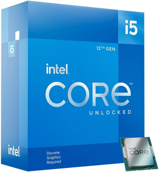 Intel i5-12600KF 10 Cores (6P-Cores + 4 E-Cores) 4.9Ghz