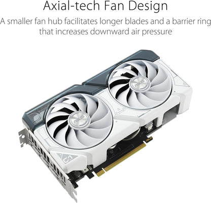 ASUS DUAL GeForce RTX 4060 OC White Edition 8GB GDDR6