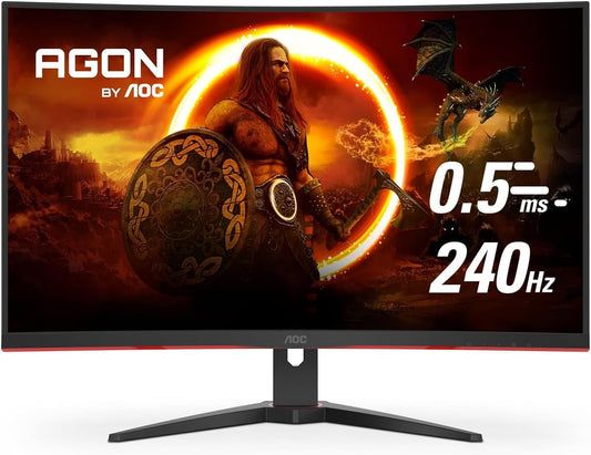 AOC C32G2ZE 31.5" Gaming Monitor Curvo - Full HD 1920x1080 - 240Hz 4ms