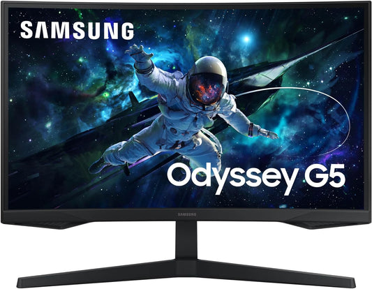 Samsung Odyssey G5 LS27CG552ENXZA 27'" Gaming Monitor Curvo HDR10 - Full HD 1920x1080 - 165Hz 1ms