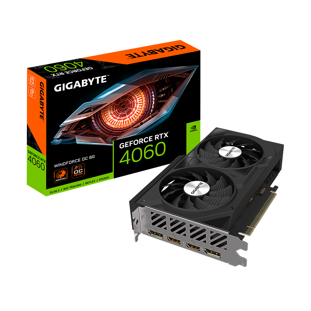 GIGABYTE GeForce RTX 4060 WINDFORCE OC 8GB